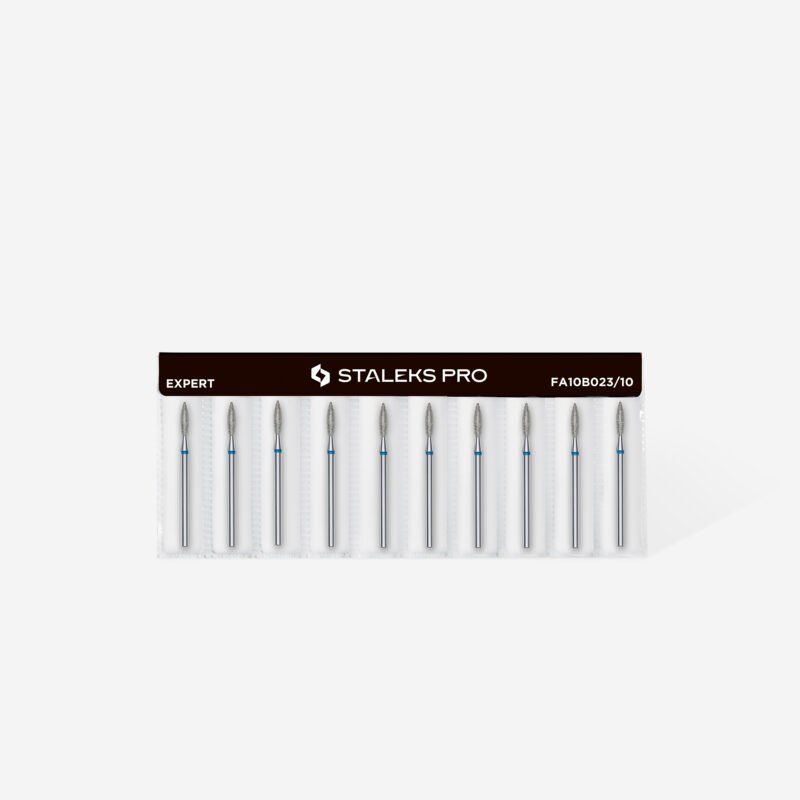 STALEKS PRO Deimantinis antgalis liepsnelė mėlyno žymėjimo 2,3mm [FA10B023/10]