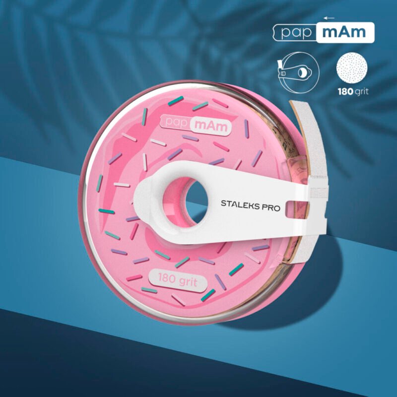 STALEKS PRO PapMam užmaunami dildės abrazyvai su rite 180gr 6m [ATC-180W]