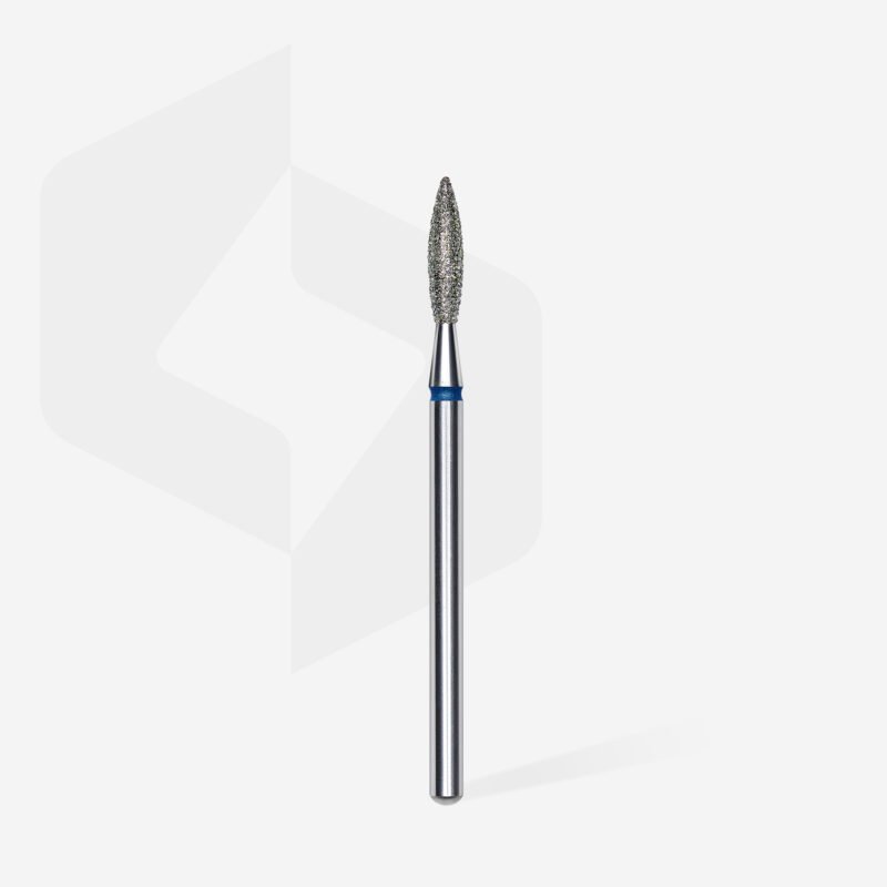 STALEKS PRO Deimantinis antgalis liepsnelė mėlyno žymėjimo 2,3mm [FA10B023/10]