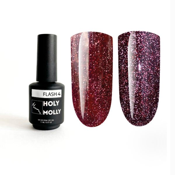Gel Polish Holy Molly  FLASH   №04  11ml