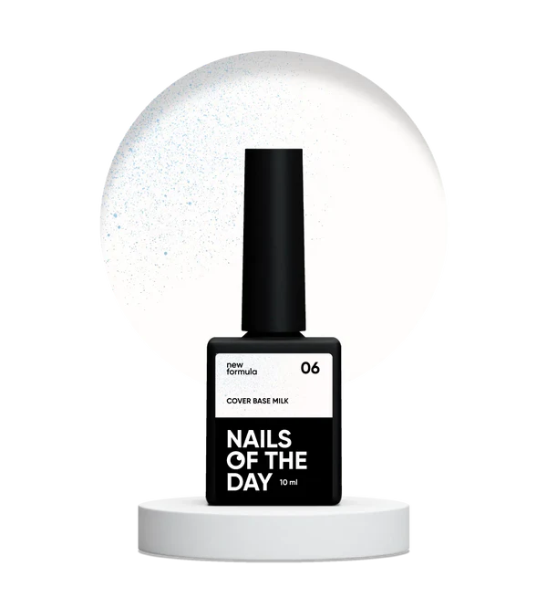 NAILSOFTHEDAY Cover base milk shimmer 06 - NEW Formula 10ml.