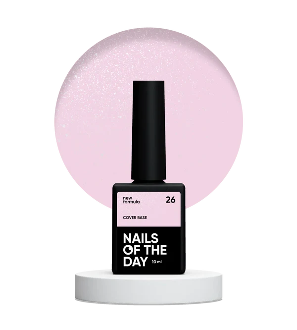 NAILSOFTHEDAY Cover basе shimmer 26 - NEW Formula 10ml.