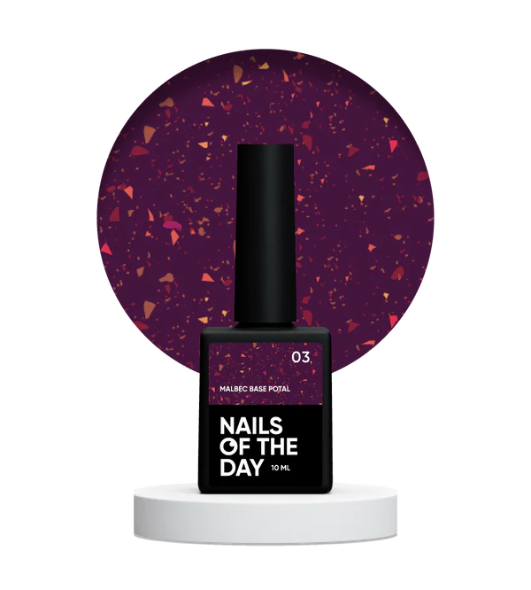 NAILSOFTHEDAY Malbec base Potal 03 10ml.