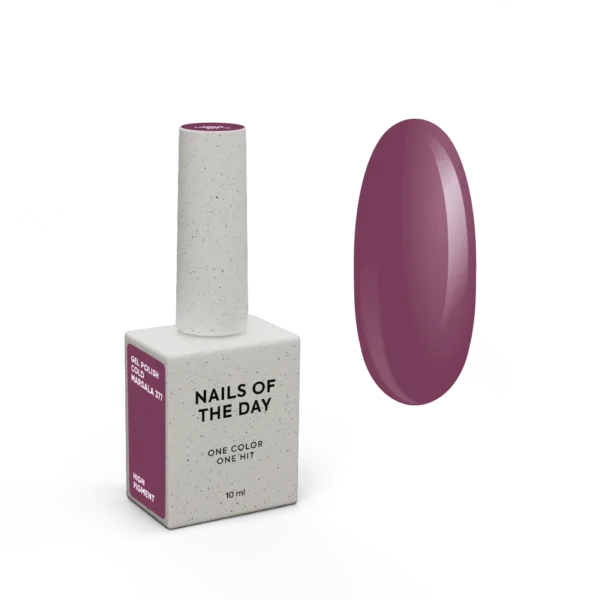 NAILSOFTHEDAY Let's special Cold Marsala-377 FREE TPO 10ml.