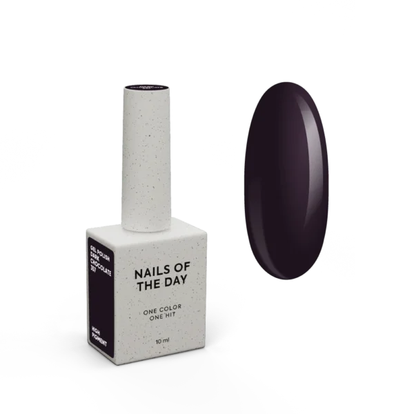 NAILSOFTHEDAY Let's special Dark Chocolate-357 FREE TPO 10ml.