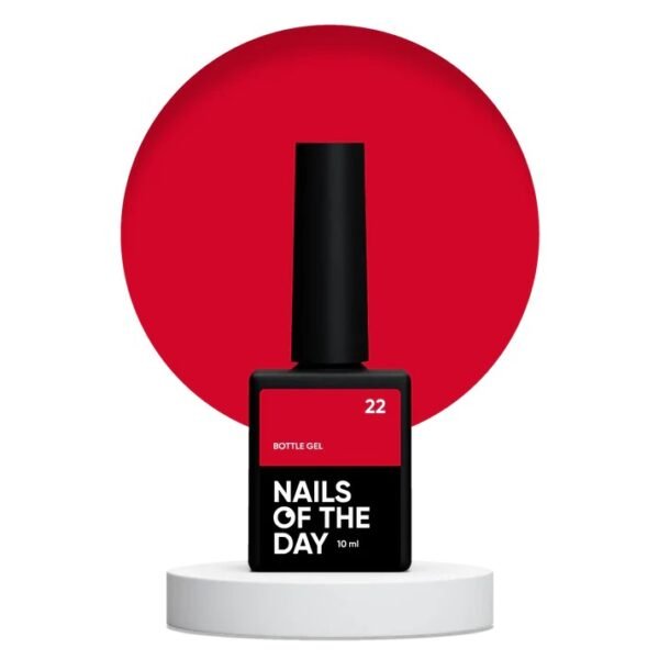 NAILSOFTHEDAY Bottle Gel 22 – Dark Raspberry Extra Strong Gel, 10 ml