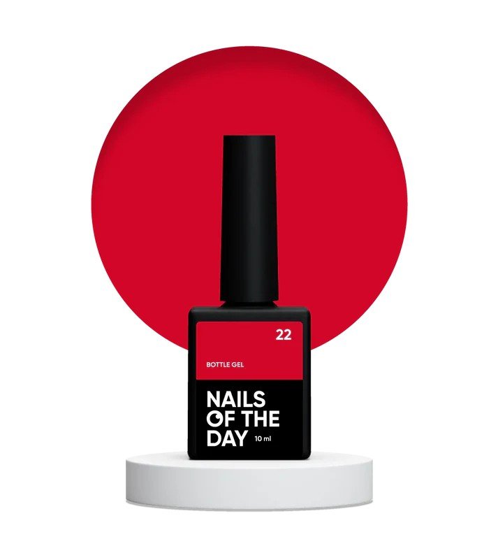 NAILSOFTHEDAY Bottle Gel 22 – Dark Raspberry Extra Strong Gel, 10 ml