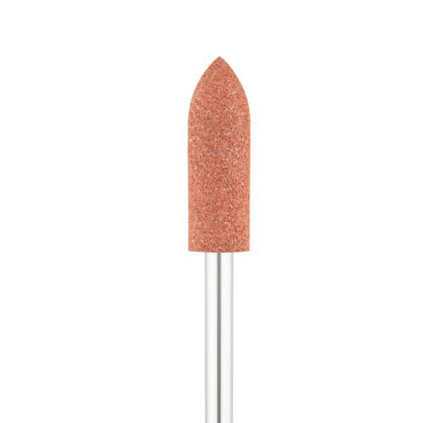 HSP-146-320-060 RUDAS HEAD silikonininis poliravimo anygalis – kūginio cilindro formos – 320 grūdėtumo rudas