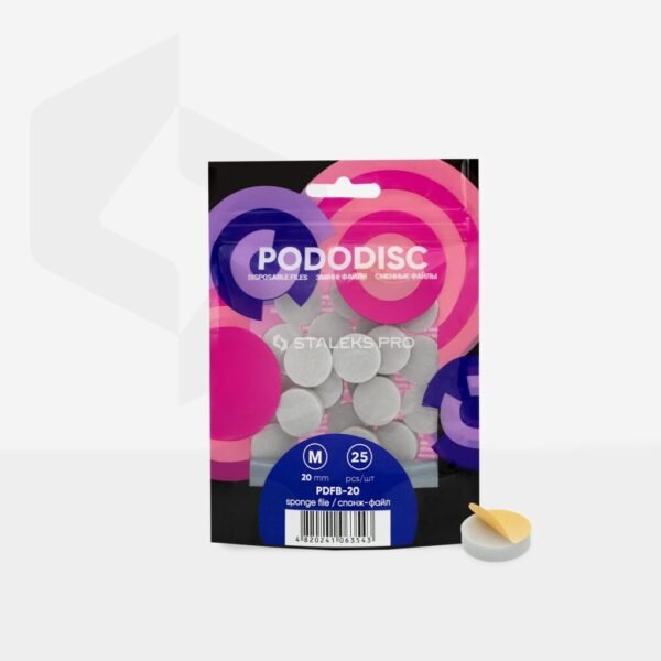 sponzh-fajl-dlya-pedikyurnogo-diska-pdfb-20-2-1024x1024 Vienkartinės pedikiūro disko - kempinės PODODISC M EXPERT 20 (25 vnt.)