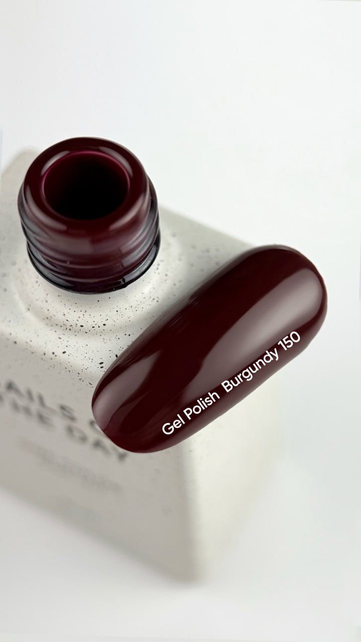 Burgundy 150 NAILSOFTHEDAY Autum 2025 Let’s special Burgundy 10ml.