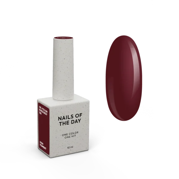 NAILSOFTHEDAY Autum 2025 Let’s special Burgundy  10ml.