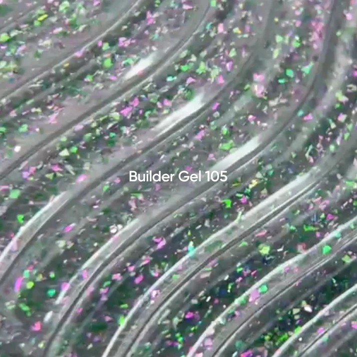 img_3668_jpg NAILSOFTHEDAY Ariel builder gel 105 — skaidrus statybinis gelis su Yuki dribsniais, 15 ml