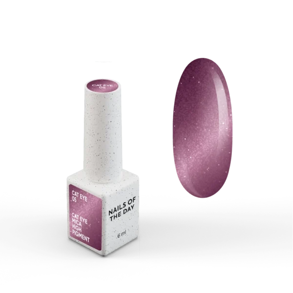 notd_cat-eye_product-card-5 NAILSOFTHEDAY Gelinis lakas „Cat Eye 05“ — tamsiai rožinis katės akių tipo gelinis lakas su smulkiu blizgesiu ir šviesą atspindinčiu efektu, dengiantis vienu sluoksniu, 6 ml