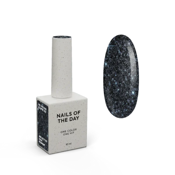 notd_eclipse-323-gel-polish_product-card_png NAILSOFTHEDAY Cocktails gel polish Eclipse — juodai mėlynas atspindintis gelinis lakas, 10 ml