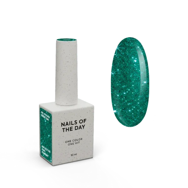 notd_verde-348-gel-polish_product-card_png NAILSOFTHEDAY Cocktails gel polish „Verde“ — žalias, atspindintis gelinis lakas, 10 ml