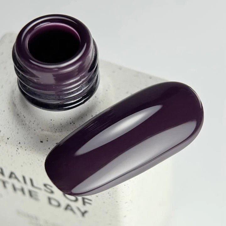 NAILSOFTHEDAY 2026 m. Let's special Midnight 10ml.  – sodri slyva, persidengianti vienu sluoksniu, 10 ml.
