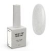 1 opal NAILSOFTHENIGHT Opal top 01 viršutinis sluoksnis su Opal blizgučiais ant skaidraus pagrindo, be lipnaus sluoksnio ir be UV filtrų nagams, 10ml.