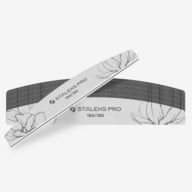 STALEKS EXPERT Mineralinė nagų dildė pusmėnulio formos, NFE-40-180/180 grit (25 vnt.)
