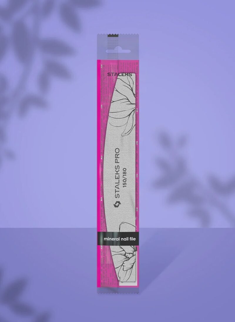 STALEKS EXPERT Mineralinė nagų dildė pusmėnulio formos, NFE-40-150/180 grit (1 vnt.)