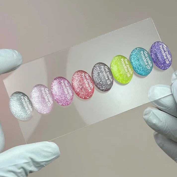 NAILSOFTHEDAY Paradise 05 — grafito rudos spalvos gelinis lakas, padengiantis nagą vienu sluoksniu, 10 ml