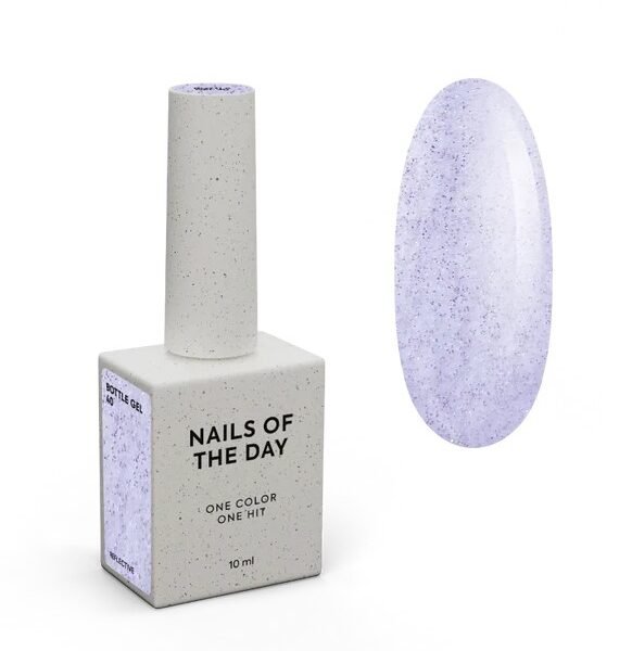 NAILSOFTHEDAY Bottle Gel 40 – alyvinis, atspindintis itin stiprus nagų stiprinimo gelis, 10 ml.