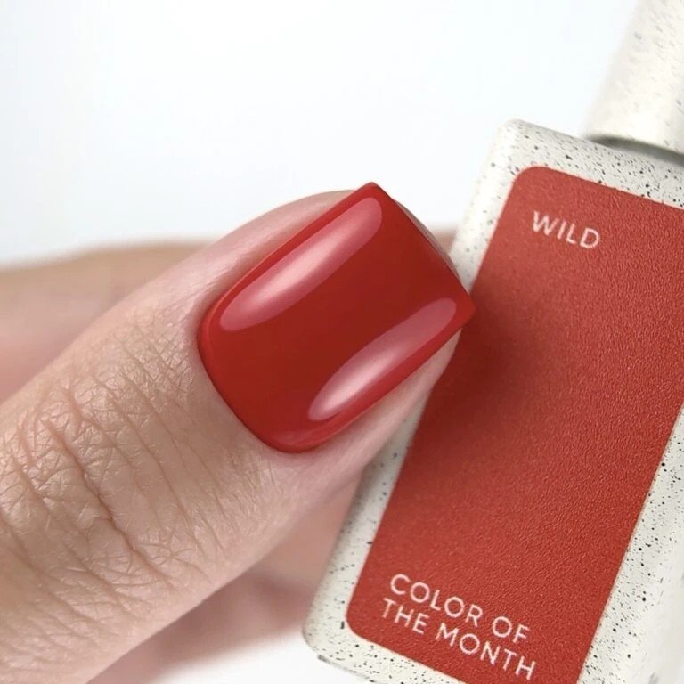 wild NAILSOFTHEDAY Let's special Wild – nesutramdytas raudonas atspalvis, visiškai padengiantis vienu sluoksniu, 10 ml.