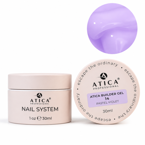 Atica Builder Gel 14 Pastel Violet 30ml