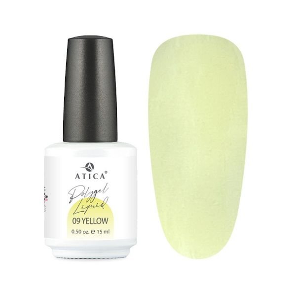 Atica Polygel Liquid YELLOW 09, 15ml