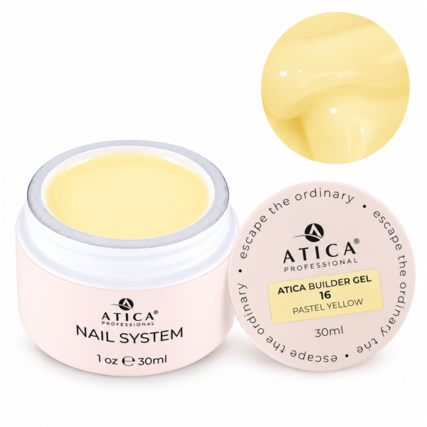 Atica Builder Gel 16 Pastel Yellow 30ml
