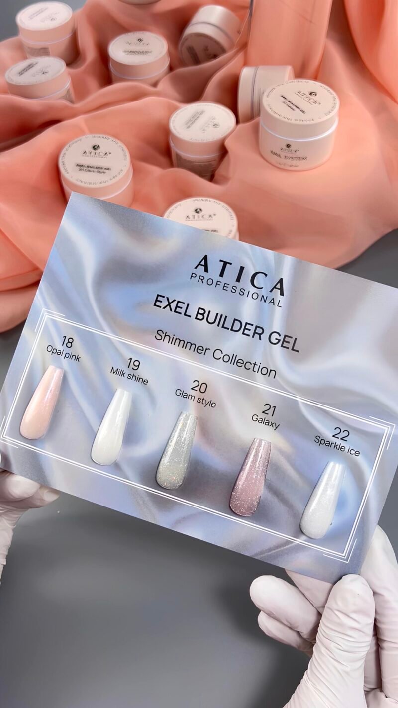 Atica Builder Gel 19 Milk Shine Shimmer 30ml