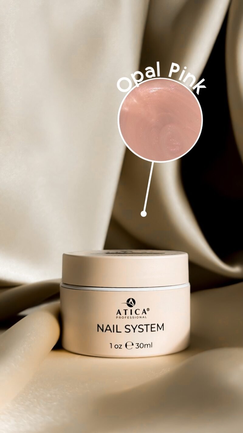 Atica Builder Gel 18 Opal Pink Pearl Shimmer 30ml