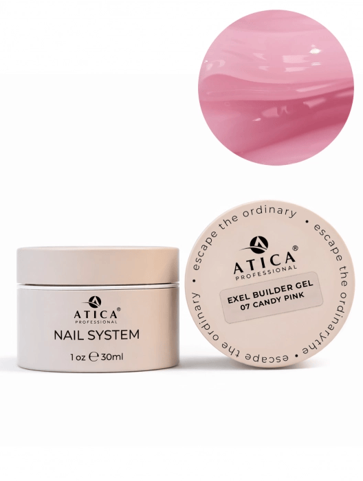 Atica Builder Gel 07 Candy Pink 30ml