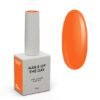 NAILSOFTHEDAY New Summer Let‘s special „Juice 222“ — ryškiai oranžinis gelinis lakas, dengiantis vienu sluoksniu, 10 ml