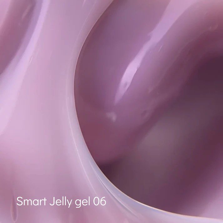 smart-jelly-gel-06 NAILSOFTHEDAY Smart Jelly gel 06 — violetinės-rožinės spalvos nagų formavimo gelis, 15 gr.