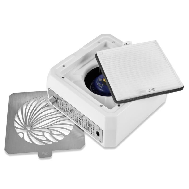 MICROSTOP BASE PRO Stalinis nagų dulkių surinkėjas su HEPA filtru