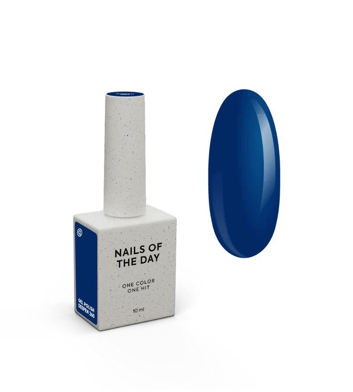 IMG-7696 NAILSOFTHEDAY Gel polish „Bloom drop Deepen 260“- tamsiai mėlynas atspalvis, visiškai padengiantis vienu sluoksniu, 10 ml.