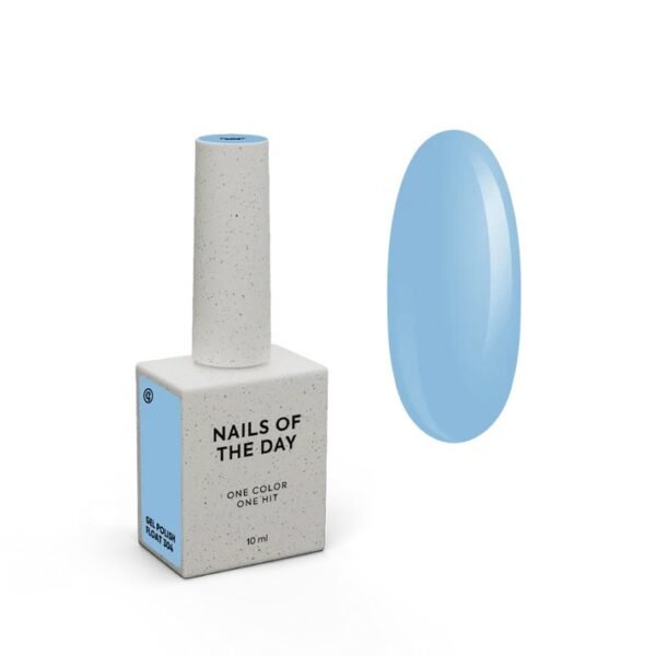 IMG-7700 NAILSOFTHEDAY Gel polish „Bloom drop Float 304“- Dangaus mėlynumo atspalvis, visiškai padengiantis vienu sluoksniu, 10 ml.