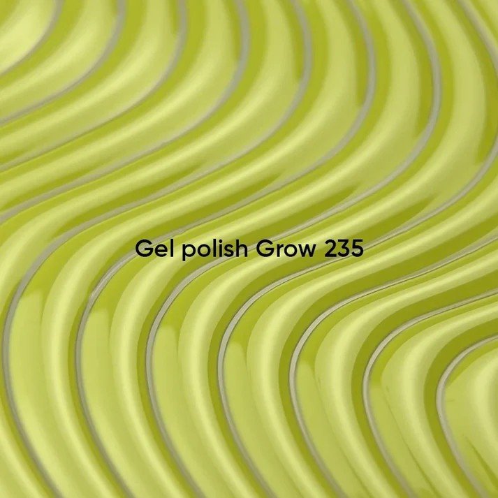 NAILSOFTHEDAY Gel polish „Bloom drop Grow 235“- žalias atspalvis, visiškai padengiantis vienu sluoksniu, 10 ml.