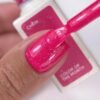 NAILSOFTHEDAY Gel polish CHRIN – Fuksija su auksine folija ir blizgučiais, dengianti vienu sluoksniu, 10 ml