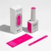NAILSOFTHEDAY Gel polish CHRIN – Fuksija su auksine folija ir blizgučiais, dengianti vienu sluoksniu, 10 ml