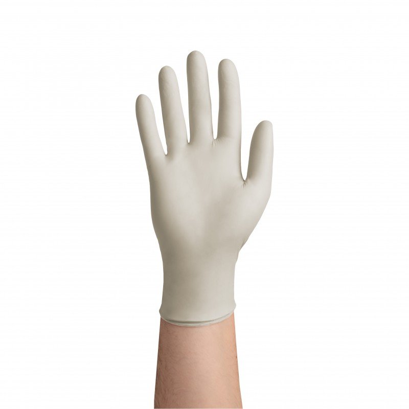 Nitrilo pirštinės, be pudros, easyCARE Nitrile Flex White, M dydis 100 vnt.