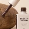 NAILSOFTHEDAY Borsch collection „Potato“ 044 – rudas gelinis lakas dengiantis vienu sluoksniu, 10 ml